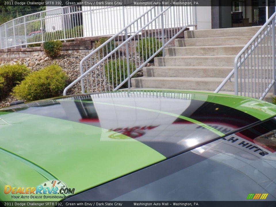 2011 Dodge Challenger SRT8 392 Green with Envy / Dark Slate Gray Photo #13