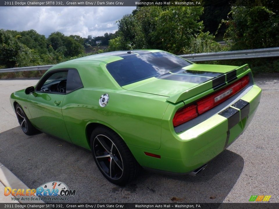 2011 Dodge Challenger SRT8 392 Green with Envy / Dark Slate Gray Photo #18