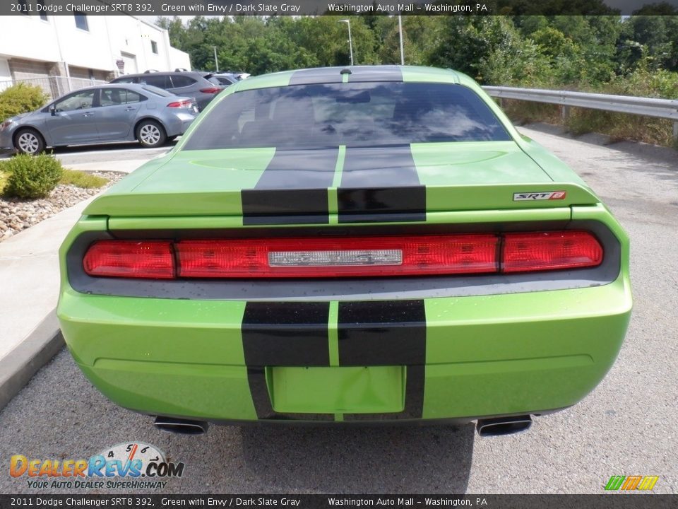 2011 Dodge Challenger SRT8 392 Green with Envy / Dark Slate Gray Photo #19