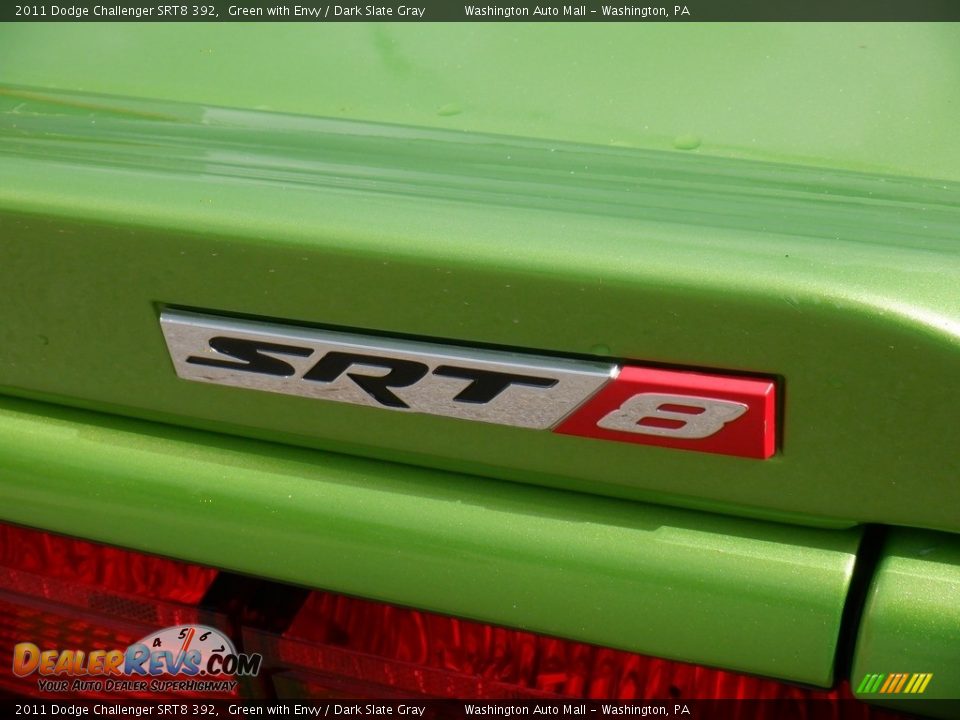 2011 Dodge Challenger SRT8 392 Green with Envy / Dark Slate Gray Photo #20
