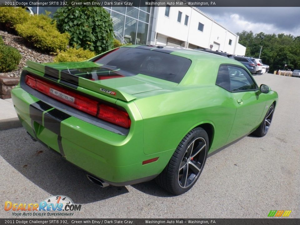 2011 Dodge Challenger SRT8 392 Green with Envy / Dark Slate Gray Photo #21