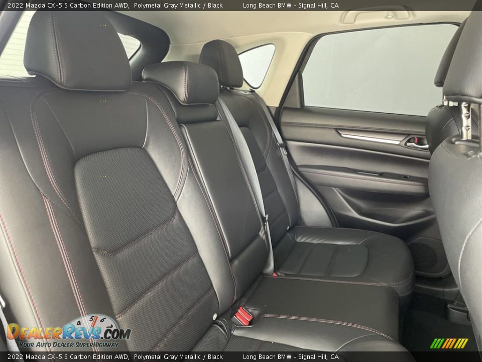 Rear Seat of 2022 Mazda CX-5 S Carbon Edition AWD Photo #36