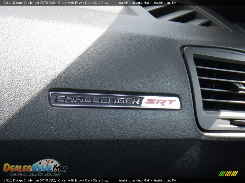2011 Dodge Challenger SRT8 392 Green with Envy / Dark Slate Gray Photo #31