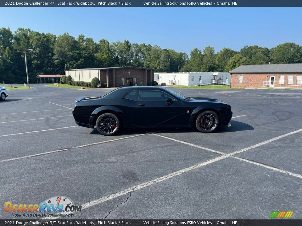 2021 Dodge Challenger R/T Scat Pack Widebody Pitch Black / Black Photo #6