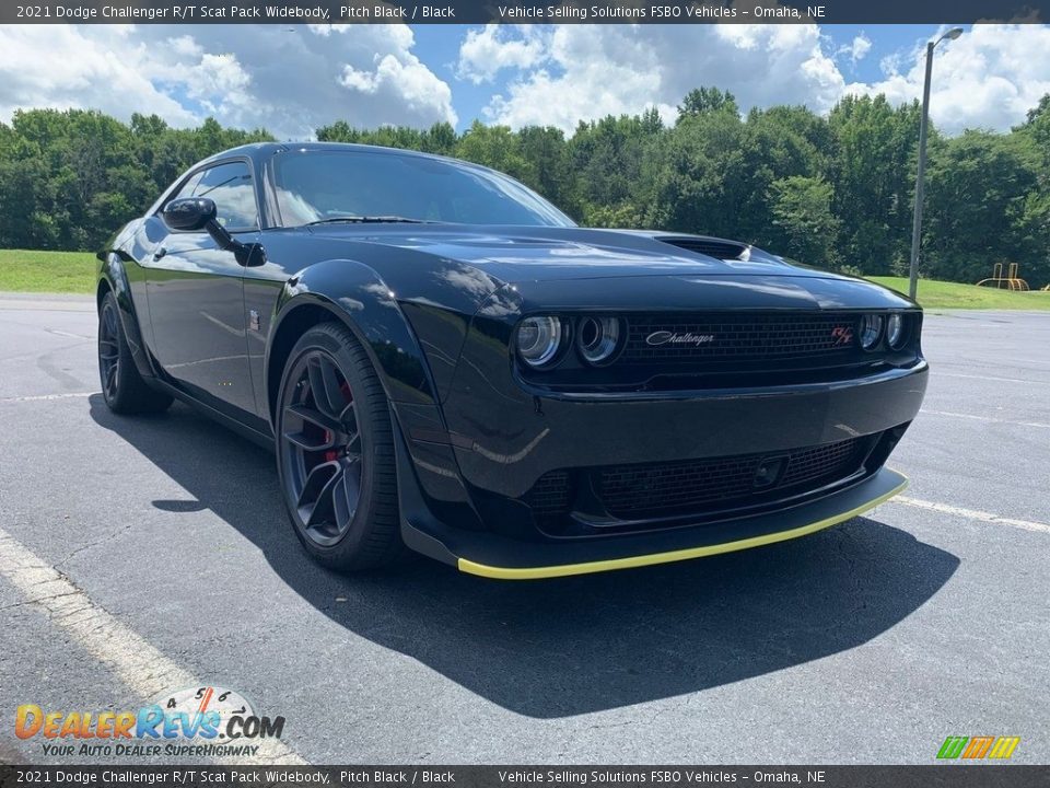 2021 Dodge Challenger R/T Scat Pack Widebody Pitch Black / Black Photo #9