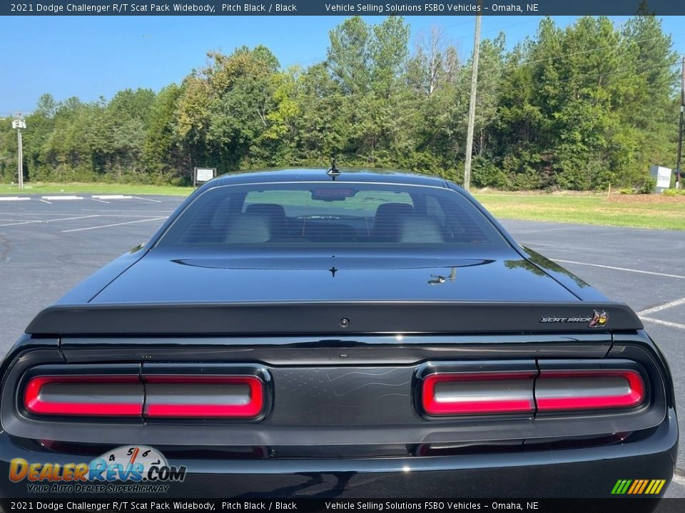 2021 Dodge Challenger R/T Scat Pack Widebody Pitch Black / Black Photo #11