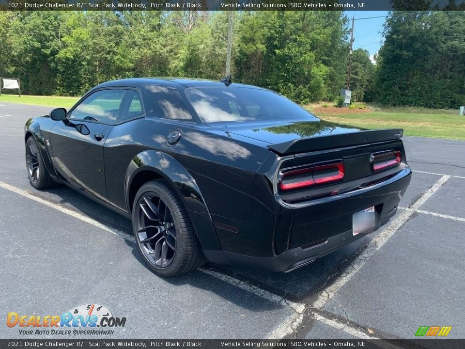 2021 Dodge Challenger R/T Scat Pack Widebody Pitch Black / Black Photo #13