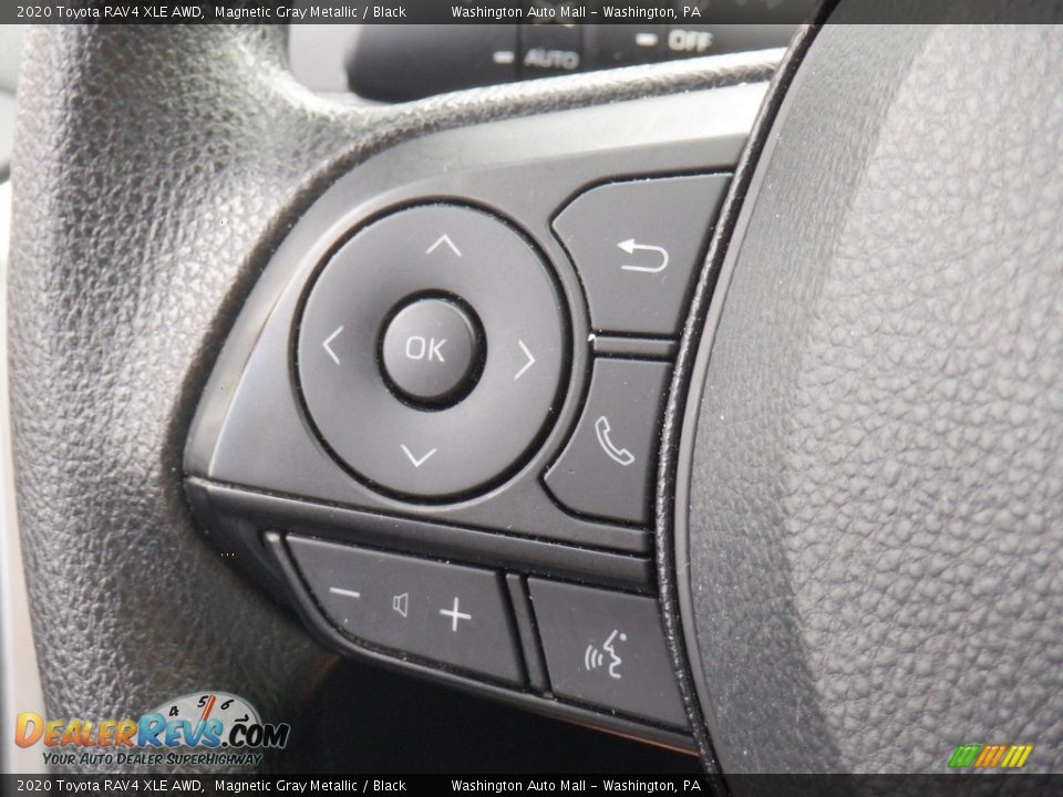 2020 Toyota RAV4 XLE AWD Steering Wheel Photo #8