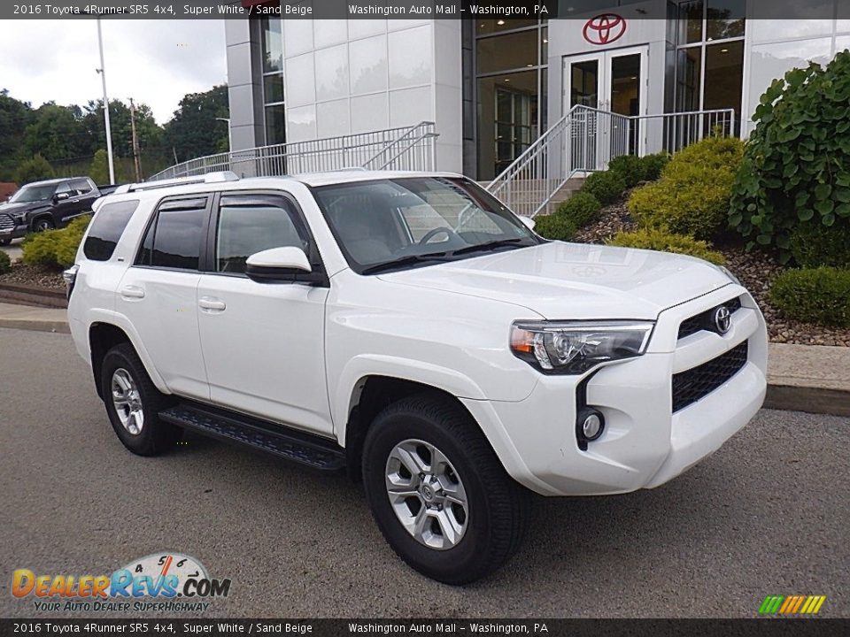 2016 Toyota 4Runner SR5 4x4 Super White / Sand Beige Photo #1