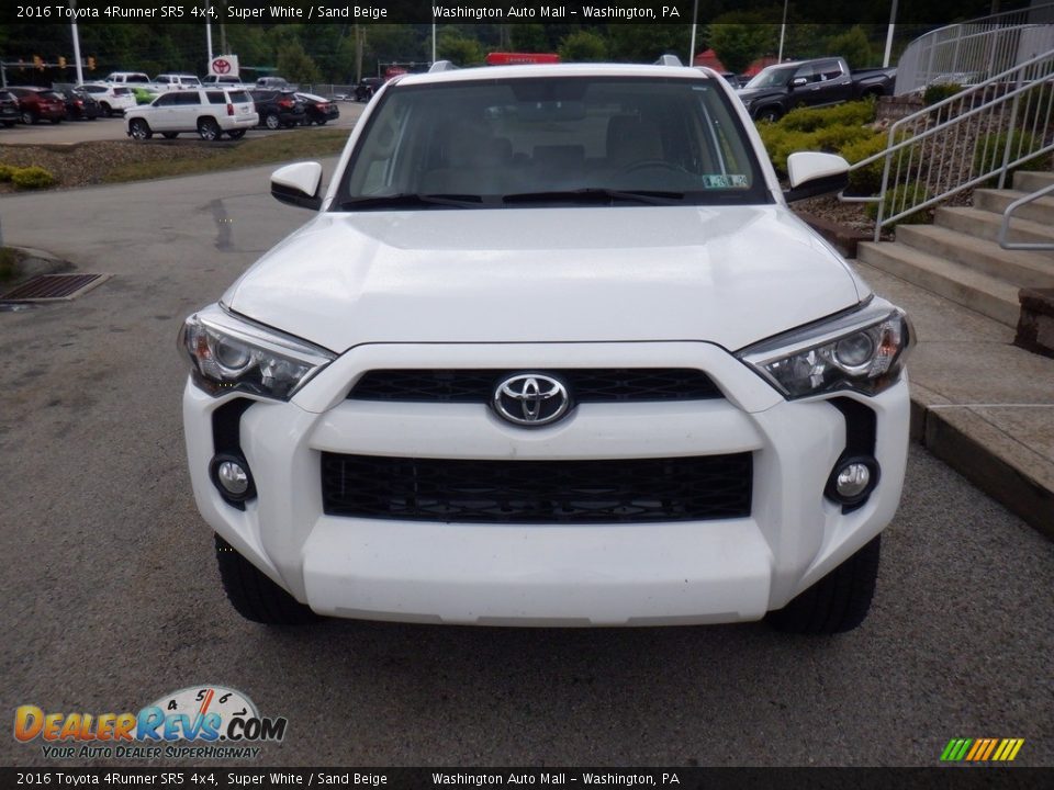 2016 Toyota 4Runner SR5 4x4 Super White / Sand Beige Photo #12