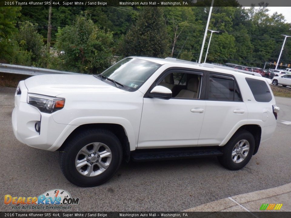 2016 Toyota 4Runner SR5 4x4 Super White / Sand Beige Photo #15