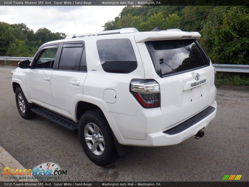 2016 Toyota 4Runner SR5 4x4 Super White / Sand Beige Photo #16