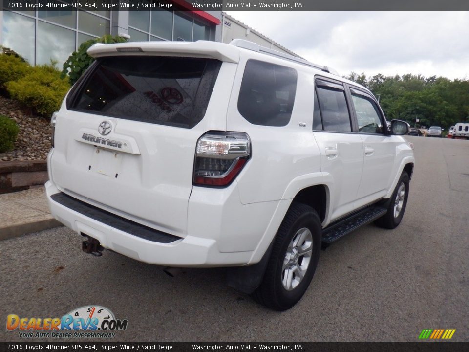 2016 Toyota 4Runner SR5 4x4 Super White / Sand Beige Photo #18