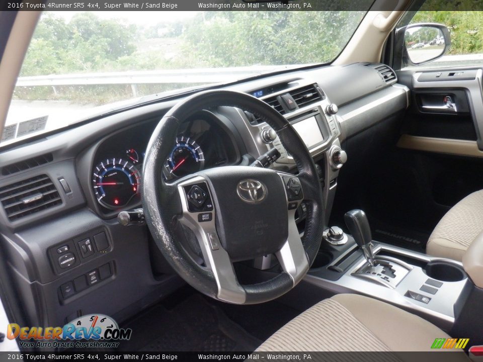 2016 Toyota 4Runner SR5 4x4 Super White / Sand Beige Photo #20