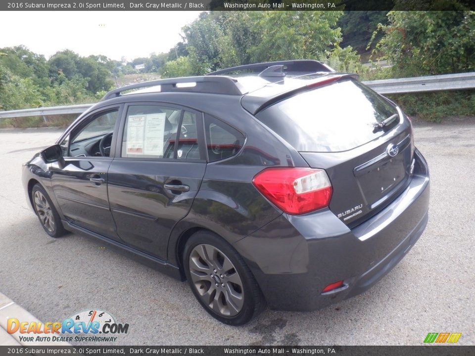 2016 Subaru Impreza 2.0i Sport Limited Dark Gray Metallic / Black Photo #16