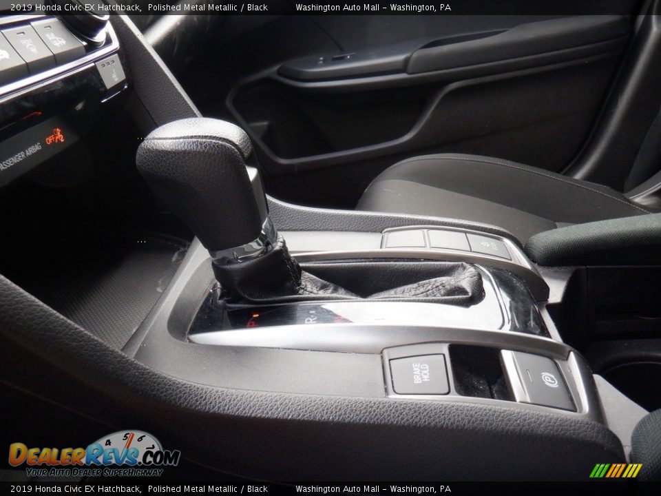 2019 Honda Civic EX Hatchback Polished Metal Metallic / Black Photo #17