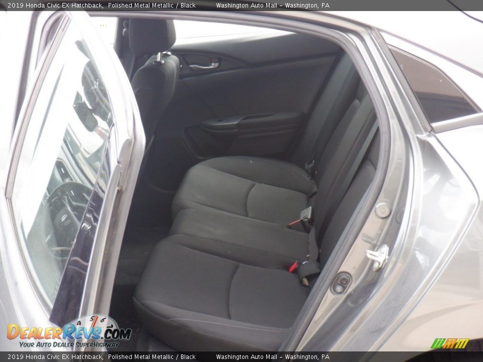 2019 Honda Civic EX Hatchback Polished Metal Metallic / Black Photo #24