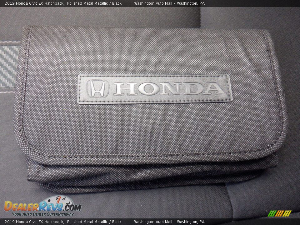 2019 Honda Civic EX Hatchback Polished Metal Metallic / Black Photo #25