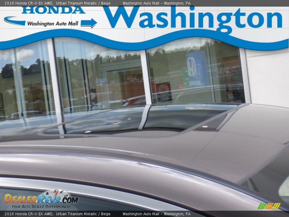 2016 Honda CR-V EX AWD Urban Titanium Metallic / Beige Photo #4