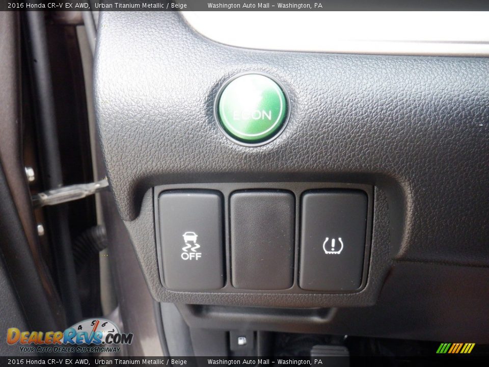 2016 Honda CR-V EX AWD Urban Titanium Metallic / Beige Photo #17