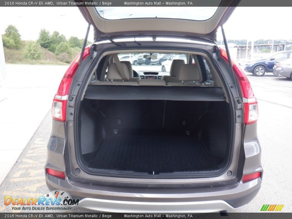 2016 Honda CR-V EX AWD Urban Titanium Metallic / Beige Photo #29