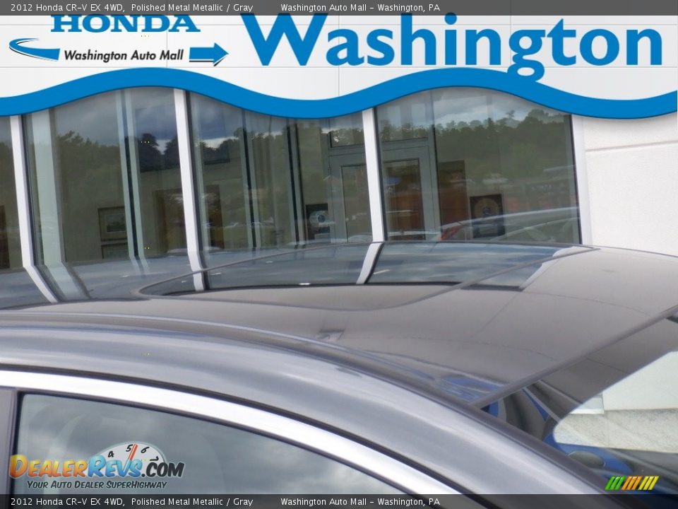 2012 Honda CR-V EX 4WD Polished Metal Metallic / Gray Photo #3
