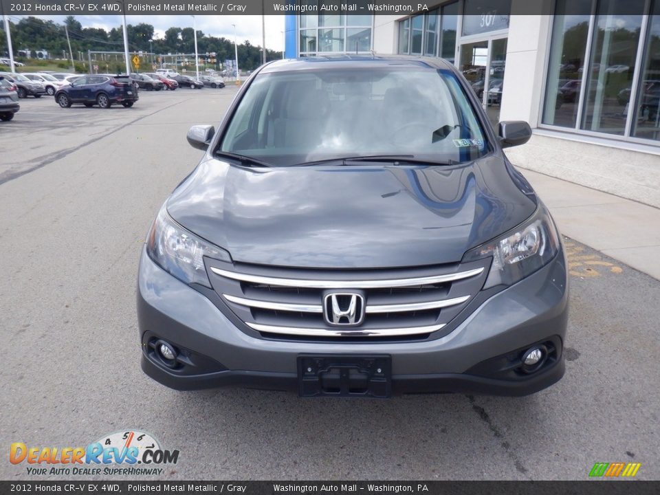 2012 Honda CR-V EX 4WD Polished Metal Metallic / Gray Photo #5