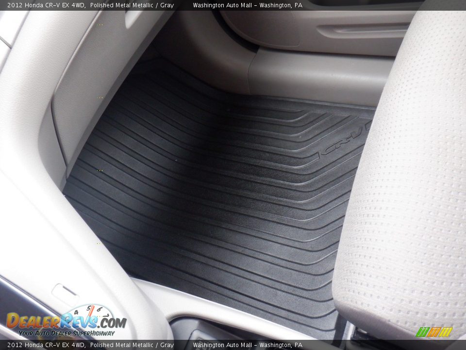 2012 Honda CR-V EX 4WD Polished Metal Metallic / Gray Photo #24