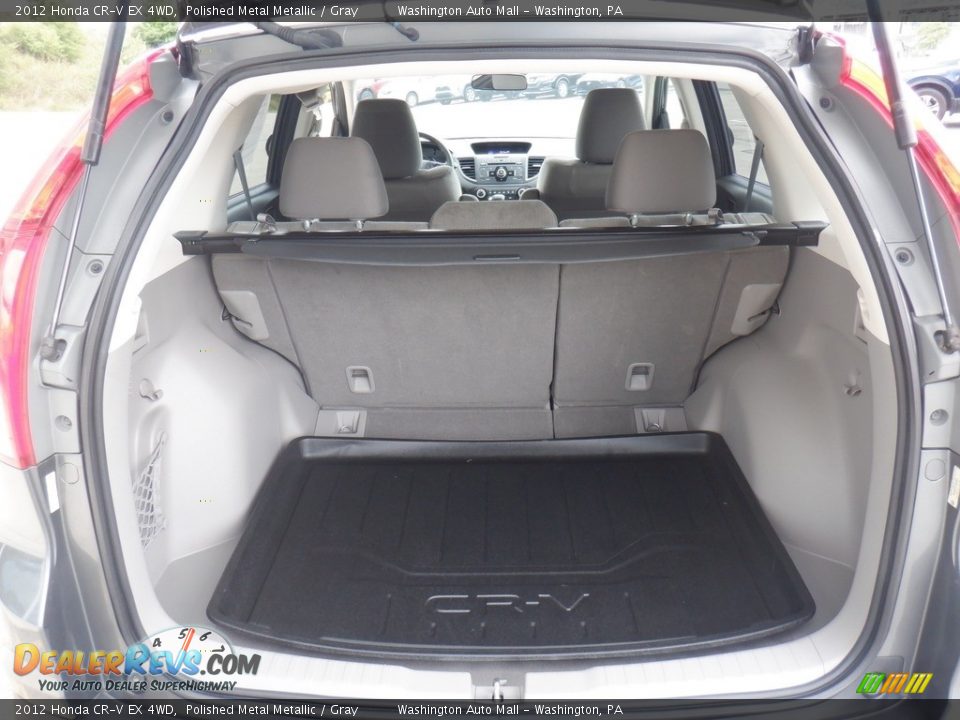 2012 Honda CR-V EX 4WD Polished Metal Metallic / Gray Photo #27