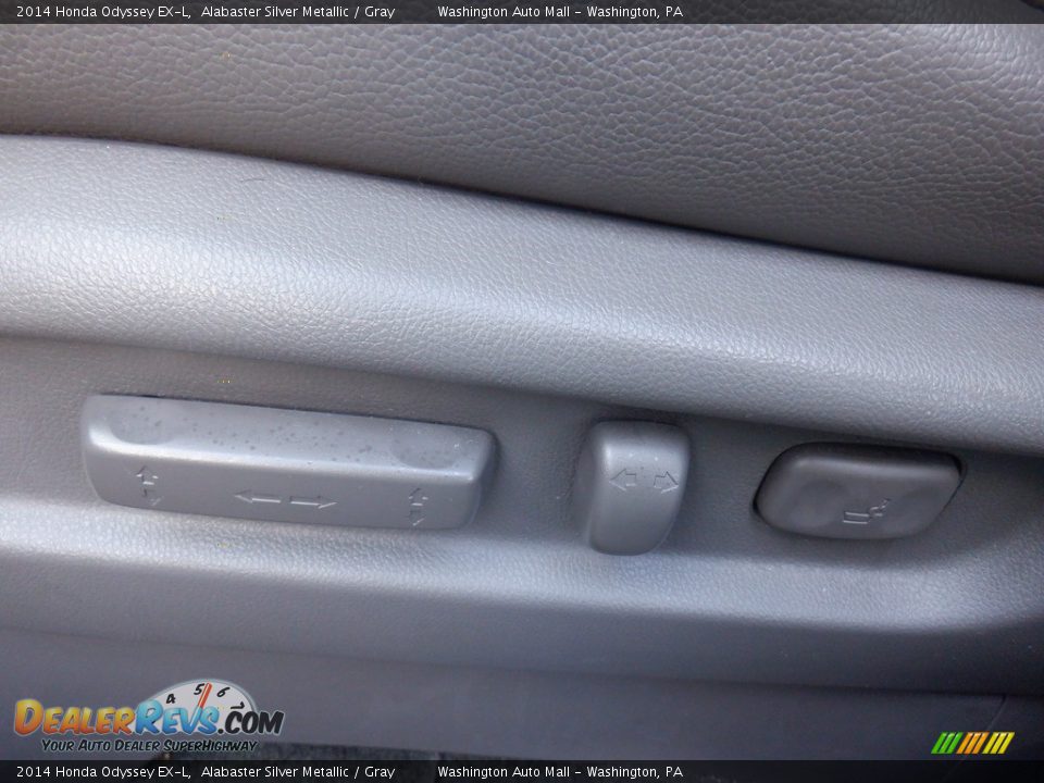 2014 Honda Odyssey EX-L Alabaster Silver Metallic / Gray Photo #20