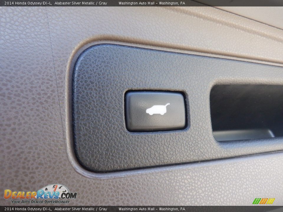 2014 Honda Odyssey EX-L Alabaster Silver Metallic / Gray Photo #29