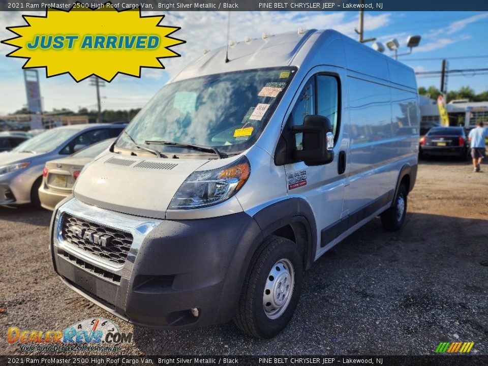 2021 Ram ProMaster 2500 High Roof Cargo Van Bright Silver Metallic / Black Photo #1