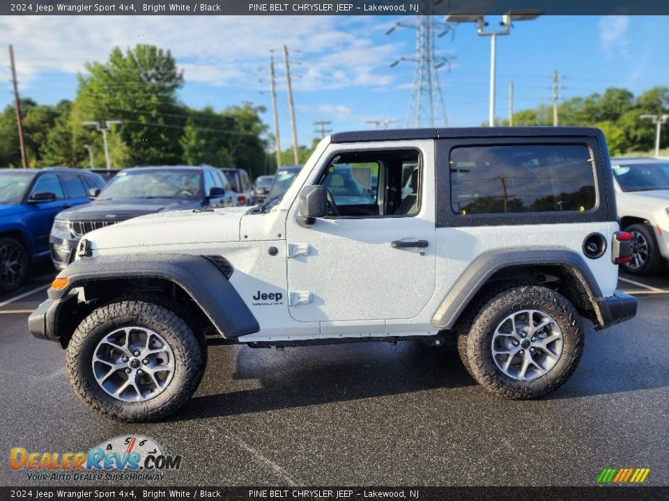 Bright White 2024 Jeep Wrangler Sport 4x4 Photo #3