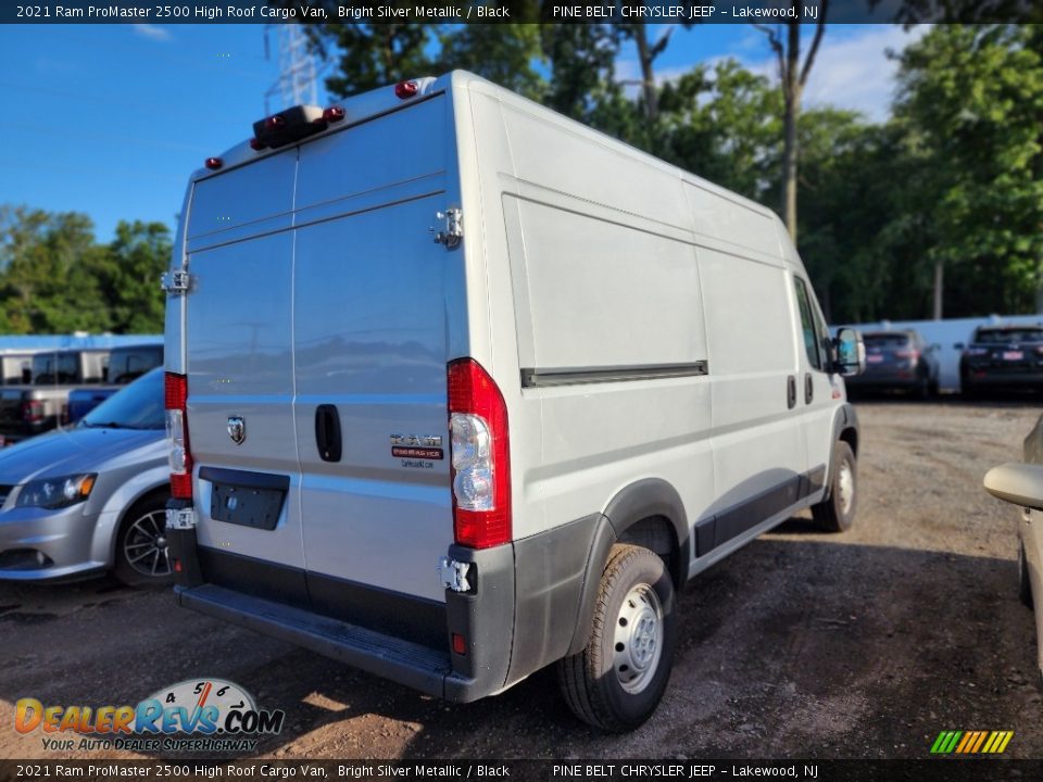 2021 Ram ProMaster 2500 High Roof Cargo Van Bright Silver Metallic / Black Photo #3