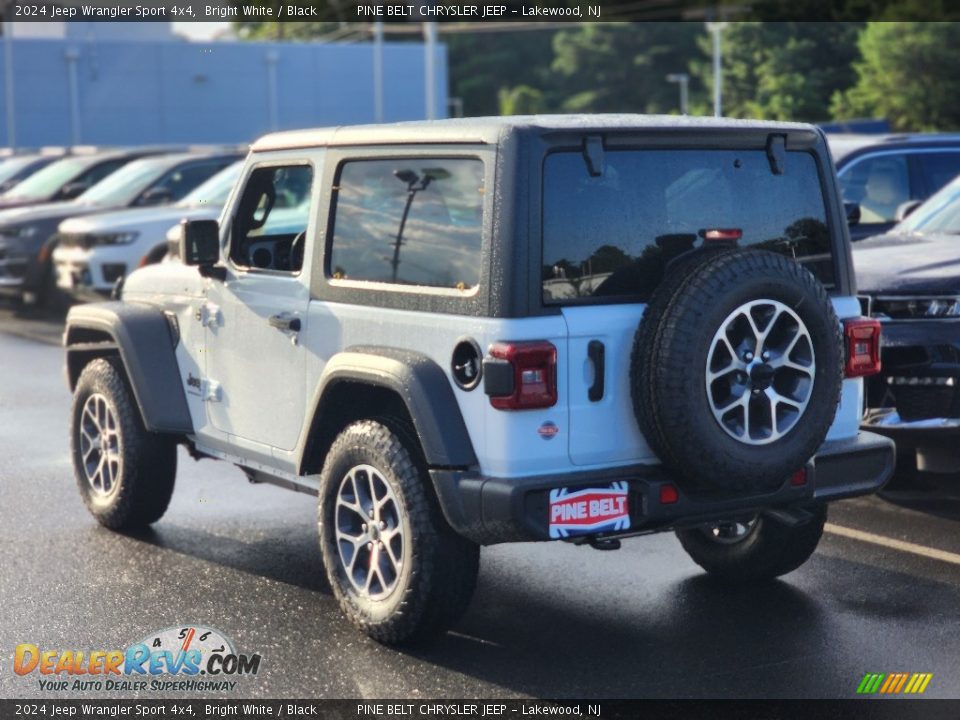 2024 Jeep Wrangler Sport 4x4 Bright White / Black Photo #4