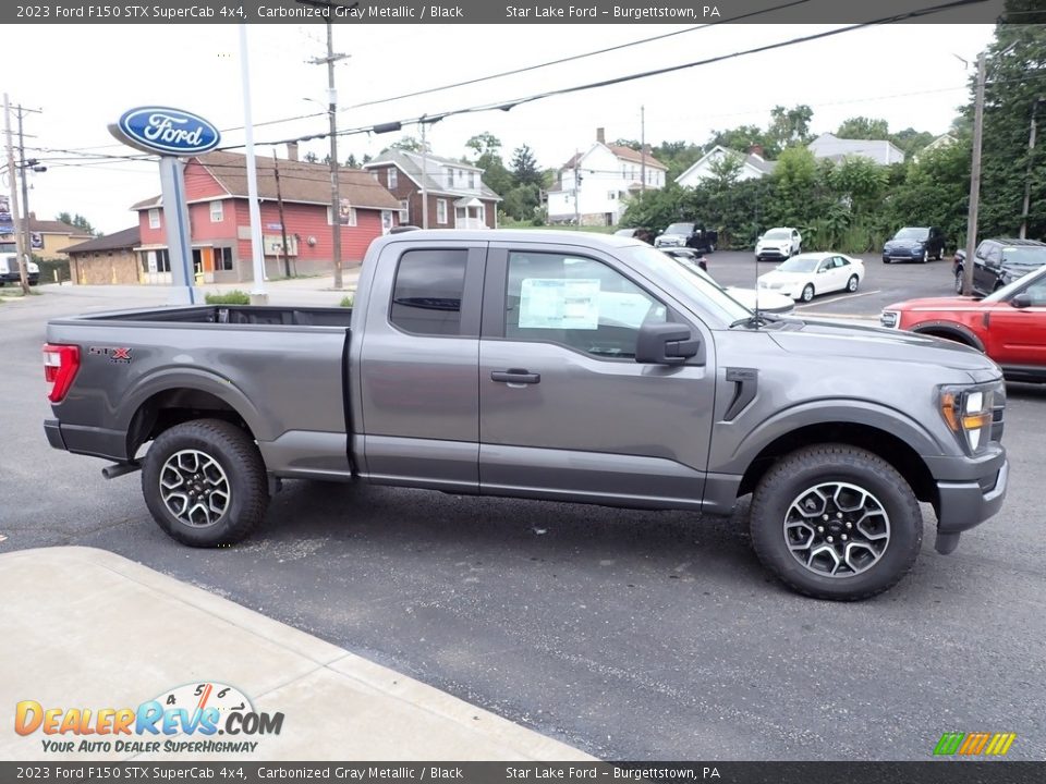 Carbonized Gray Metallic 2023 Ford F150 STX SuperCab 4x4 Photo #6