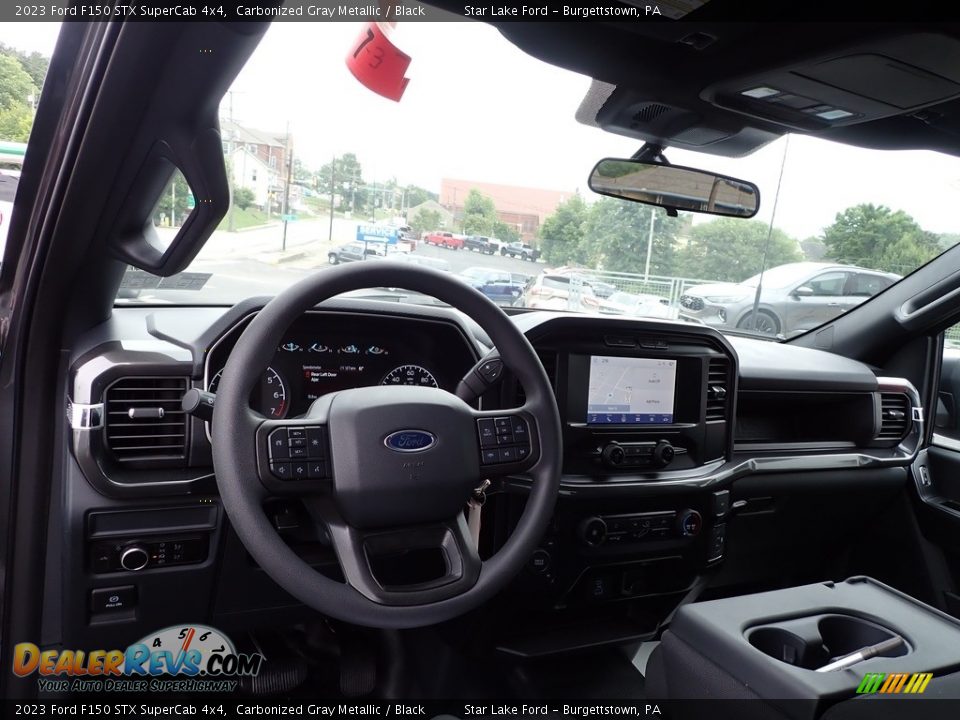 Dashboard of 2023 Ford F150 STX SuperCab 4x4 Photo #13