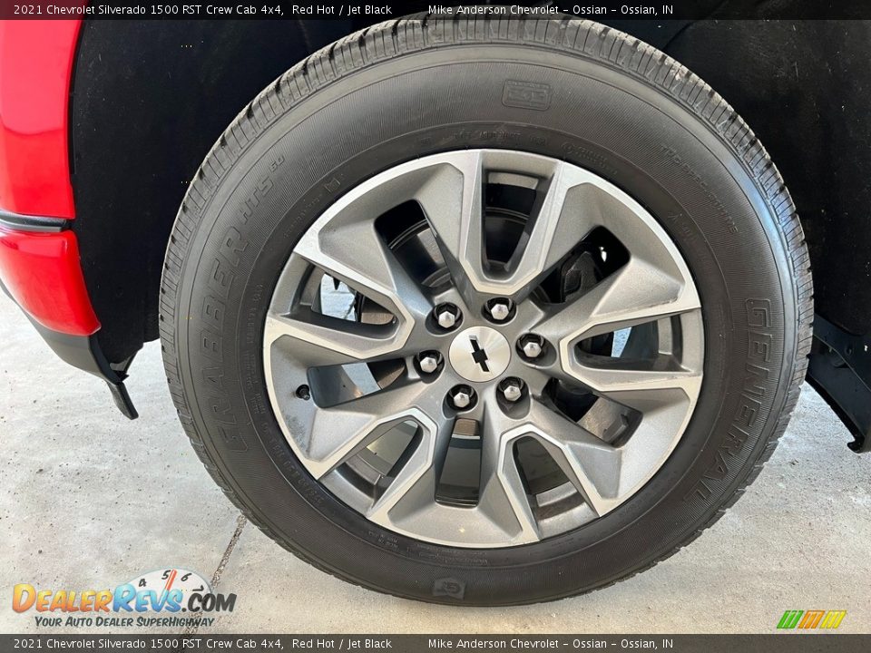2021 Chevrolet Silverado 1500 RST Crew Cab 4x4 Red Hot / Jet Black Photo #12