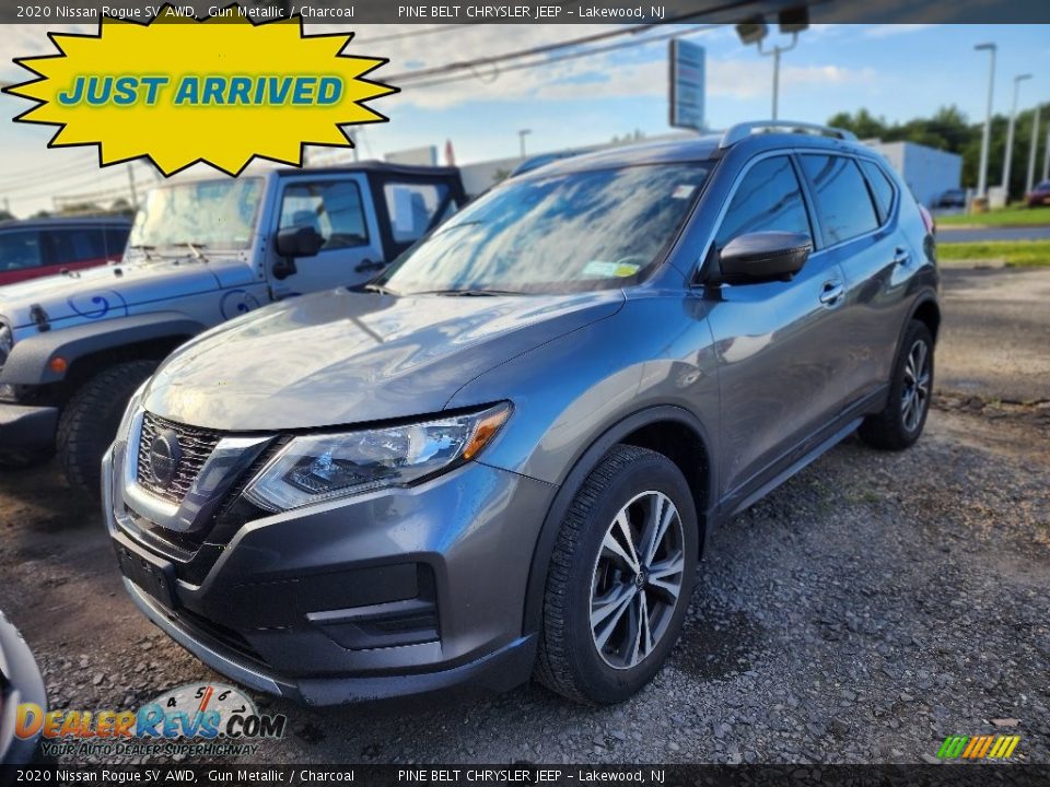 2020 Nissan Rogue SV AWD Gun Metallic / Charcoal Photo #1