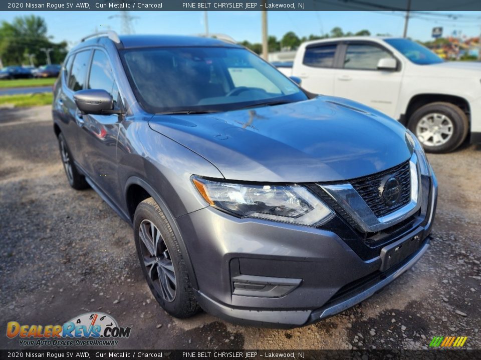 2020 Nissan Rogue SV AWD Gun Metallic / Charcoal Photo #2