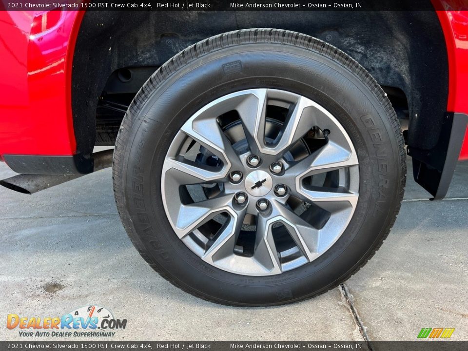 2021 Chevrolet Silverado 1500 RST Crew Cab 4x4 Red Hot / Jet Black Photo #14