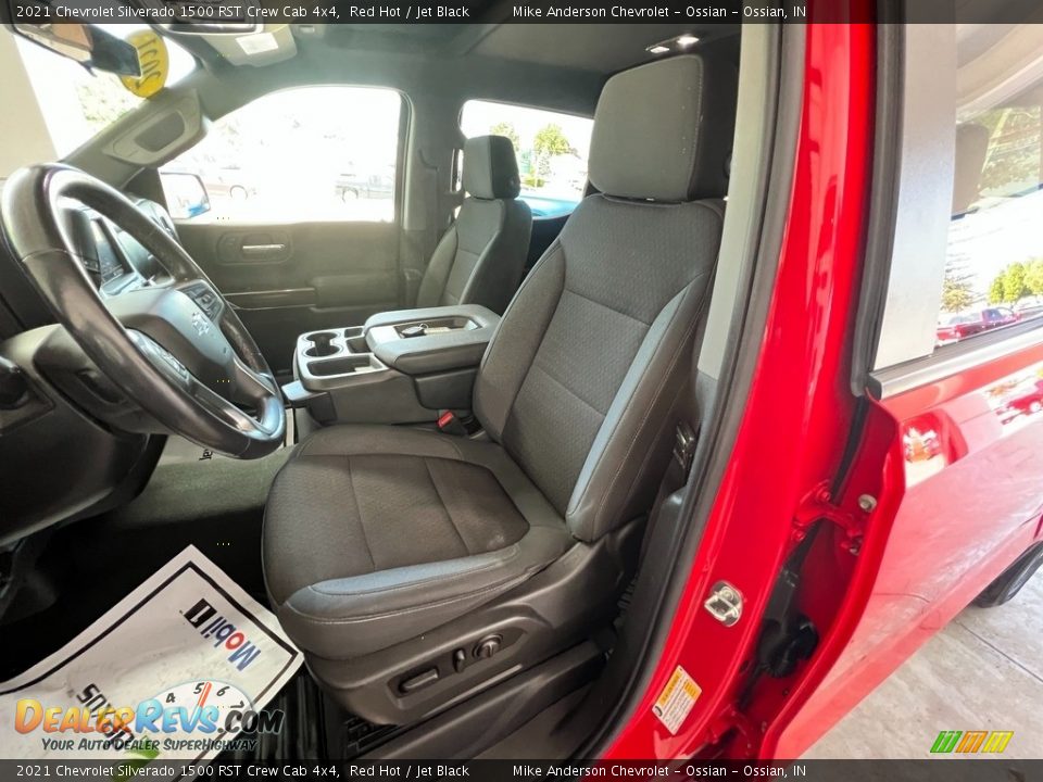 2021 Chevrolet Silverado 1500 RST Crew Cab 4x4 Red Hot / Jet Black Photo #15