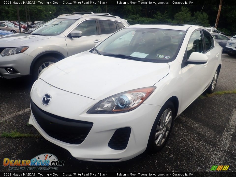 2013 Mazda MAZDA3 i Touring 4 Door Crystal White Pearl Mica / Black Photo #1