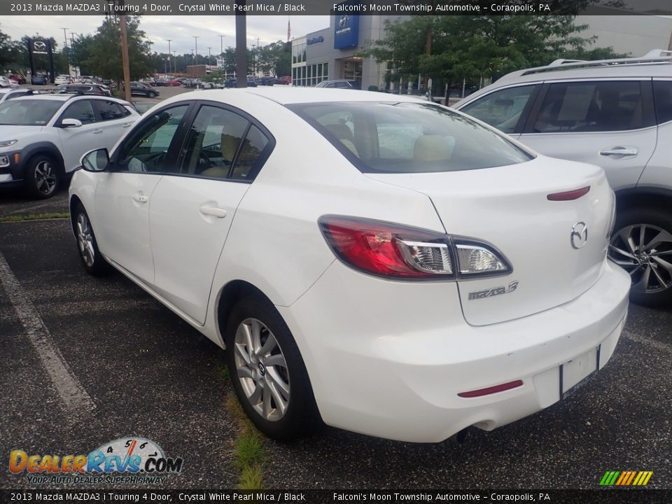 2013 Mazda MAZDA3 i Touring 4 Door Crystal White Pearl Mica / Black Photo #2