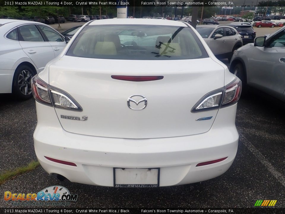 2013 Mazda MAZDA3 i Touring 4 Door Crystal White Pearl Mica / Black Photo #3