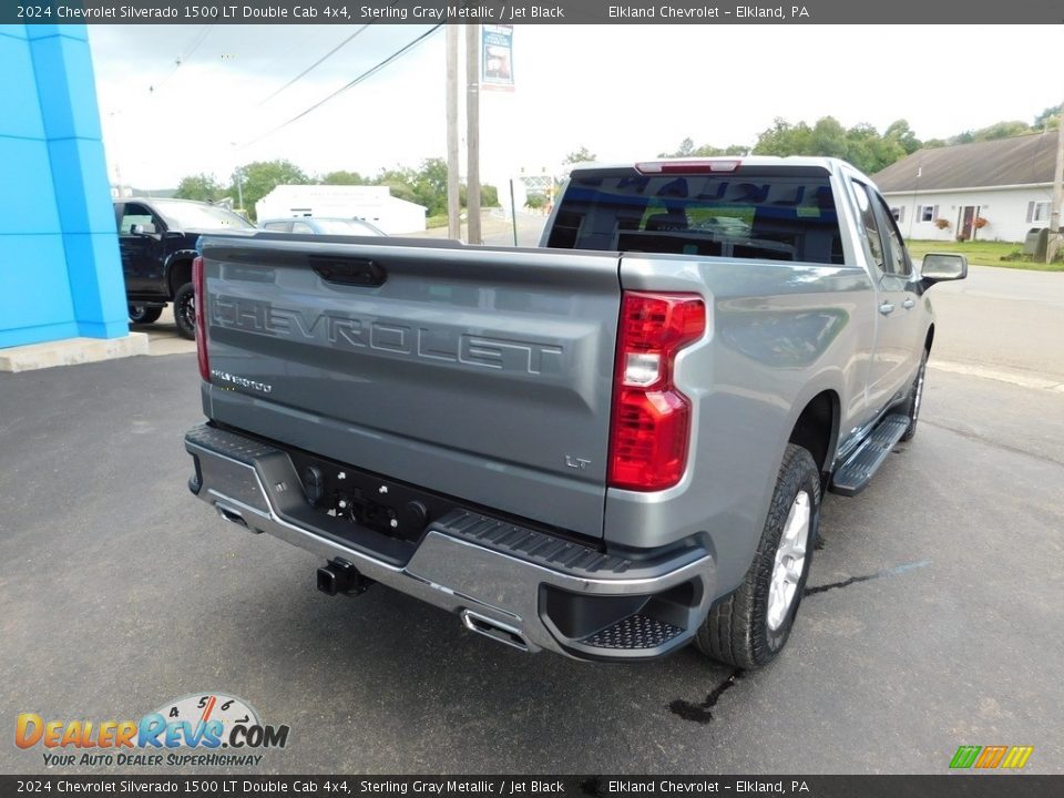 2024 Chevrolet Silverado 1500 LT Double Cab 4x4 Sterling Gray Metallic / Jet Black Photo #5