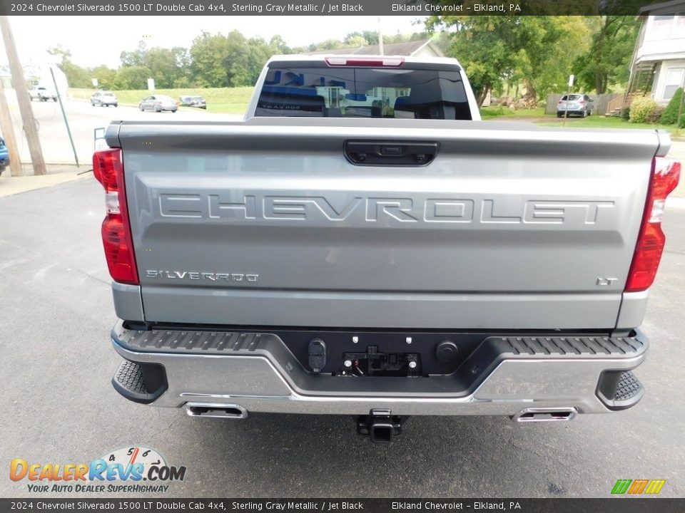 2024 Chevrolet Silverado 1500 LT Double Cab 4x4 Sterling Gray Metallic / Jet Black Photo #6