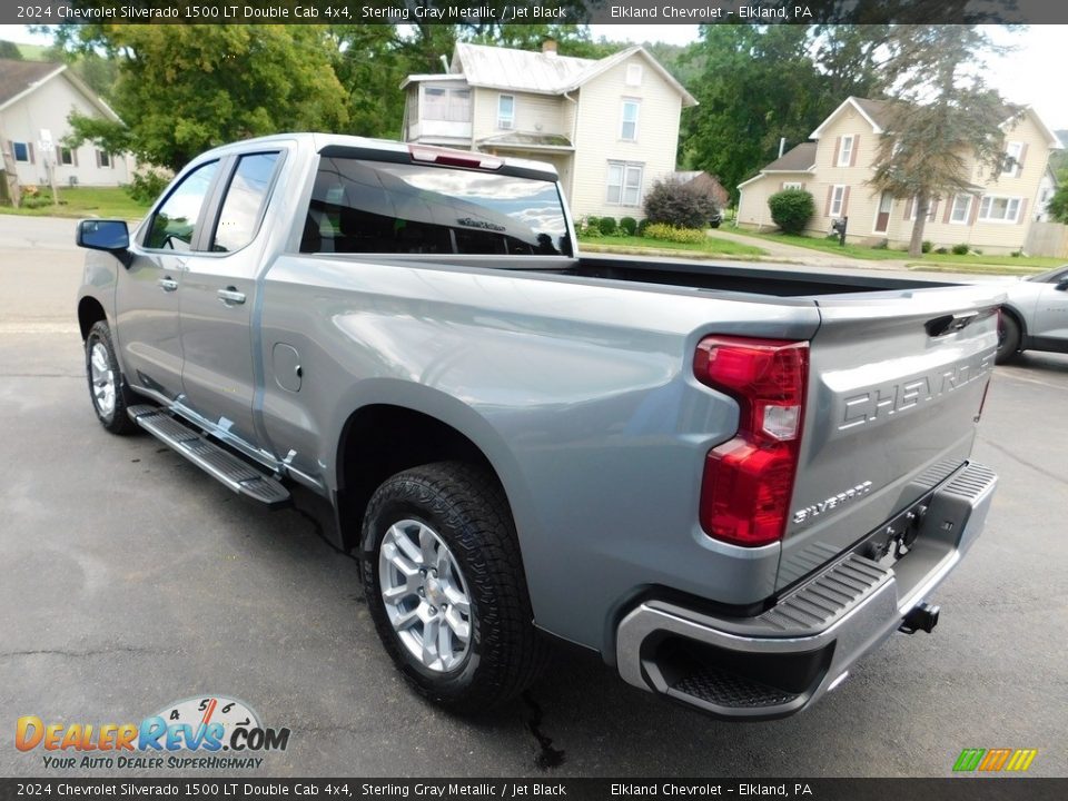 2024 Chevrolet Silverado 1500 LT Double Cab 4x4 Sterling Gray Metallic / Jet Black Photo #7