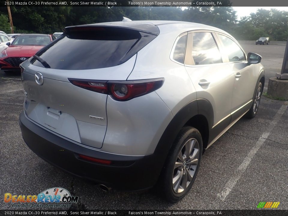 2020 Mazda CX-30 Preferred AWD Sonic Silver Metallic / Black Photo #4