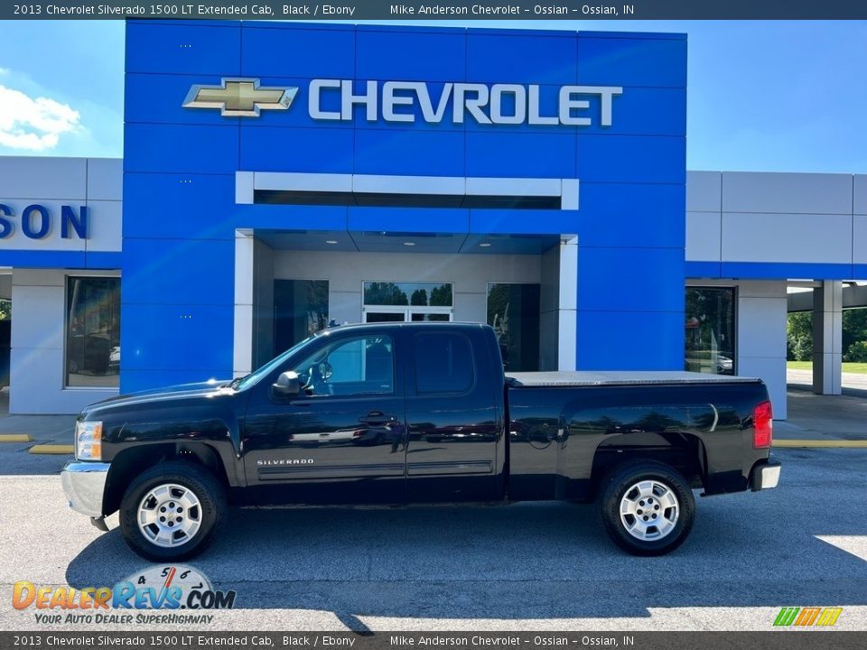 2013 Chevrolet Silverado 1500 LT Extended Cab Black / Ebony Photo #1